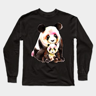 Panda Bear Long Sleeve T-Shirt